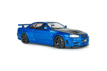 Indlæs billede til gallerivisning NISSAN SKYLINE GT-R (R34) Z-TUNE 1998 BAYSIDE BLUE 1:43