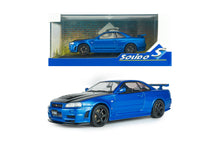 Indlæs billede til gallerivisning NISSAN SKYLINE GT-R (R34) Z-TUNE 1998 BAYSIDE BLUE 1:43