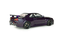 Indlæs billede til gallerivisning NISSAN SKYLINE GT-R (R34) Z-TUNE 1999 MIDNIGHT PURPLE 1:43