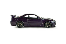 Indlæs billede til gallerivisning NISSAN SKYLINE GT-R (R34) Z-TUNE 1999 MIDNIGHT PURPLE 1:43