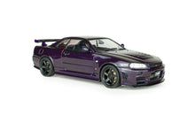 Indlæs billede til gallerivisning NISSAN SKYLINE GT-R (R34) Z-TUNE 1999 MIDNIGHT PURPLE 1:43