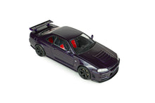 Indlæs billede til gallerivisning NISSAN SKYLINE GT-R (R34) Z-TUNE 1999 MIDNIGHT PURPLE 1:43
