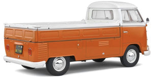 VW T1 PICK UP 1950 ORANGE/WHITE 1:18