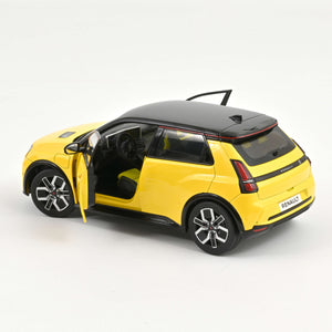 RENAULT 5 E-TECH 100% ELECTRIC 2024 POP YELLOW-BLACK 1:18