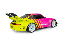 Indlæs billede til gallerivisning PORSCHE 911 993 RWB BODYKIT COUPE 2024 PINK YELLOW 1:18