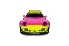 Indlæs billede til gallerivisning PORSCHE 911 993 RWB BODYKIT COUPE 2024 PINK YELLOW 1:18