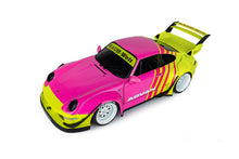 Indlæs billede til gallerivisning PORSCHE 911 993 RWB BODYKIT COUPE 2024 PINK YELLOW 1:18