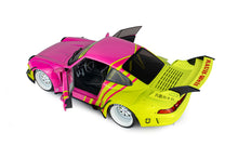 Indlæs billede til gallerivisning PORSCHE 911 993 RWB BODYKIT COUPE 2024 PINK YELLOW 1:18