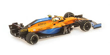 Indlæs billede til gallerivisning McLAREN F1 MCL35L TEAM MCLAREN N 4 2nd ITALY GP 2021 LANDO NORRIS ORANGE LIGHT BLUE 1:43