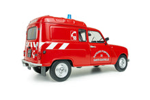 Indlæs billede til gallerivisning RENAULT R4L F4 VAN SAPEURS POMPIERS 1976 RED 1:18