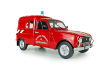 Indlæs billede til gallerivisning RENAULT R4L F4 VAN SAPEURS POMPIERS 1976 RED 1:18