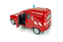 Indlæs billede til gallerivisning RENAULT R4L F4 VAN SAPEURS POMPIERS 1976 RED 1:18