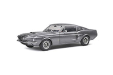 Indlæs billede til gallerivisning FORD USA MUSTANG SHELBY GT500 COUPE 1967 GREY MET BLACK 1:18