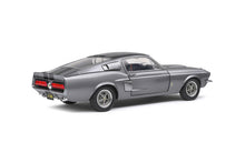 Indlæs billede til gallerivisning FORD USA MUSTANG SHELBY GT500 COUPE 1967 GREY MET BLACK 1:18