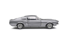 Indlæs billede til gallerivisning FORD USA MUSTANG SHELBY GT500 COUPE 1967 GREY MET BLACK 1:18