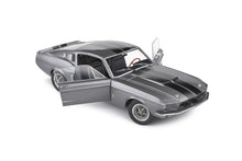 Indlæs billede til gallerivisning FORD USA MUSTANG SHELBY GT500 COUPE 1967 GREY MET BLACK 1:18