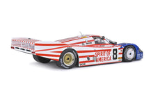 Indlæs billede til gallerivisning PORSCHE 956 2.6L TURBO TEAM JOEST RACING N 8 3rd 24h LE MANS 1986 G.FOLLMER - J.MORTON - K.MILLER WHITE RED BLUE 1:18