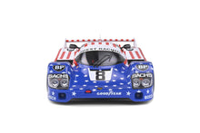 Indlæs billede til gallerivisning PORSCHE 956 2.6L TURBO TEAM JOEST RACING N 8 3rd 24h LE MANS 1986 G.FOLLMER - J.MORTON - K.MILLER WHITE RED BLUE 1:18