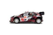 Indlæs billede til gallerivisning FORD ENGLAND PUMA RALLY1 TEAM M SPORT FORD WRT N 22 7th RALLY LATVIA 2024 MARTIN SESKS - RENARS FRANCIS WHITE RED BLACK 1:18