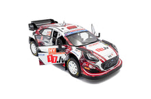 Indlæs billede til gallerivisning FORD ENGLAND PUMA RALLY1 TEAM M SPORT FORD WRT N 22 7th RALLY LATVIA 2024 MARTIN SESKS - RENARS FRANCIS WHITE RED BLACK 1:18