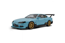 Indlæs billede til gallerivisning NISSAN SILVIA (S15) SPEC-R AERO SOLIDO WORKS 1999 BABY BLUE 1:18