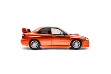Indlæs billede til gallerivisning SUBARU IMPREZA WRX STi 2003 ORANGE BLACK 1:18