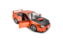 Indlæs billede til gallerivisning SUBARU IMPREZA WRX STi 2003 ORANGE BLACK 1:18