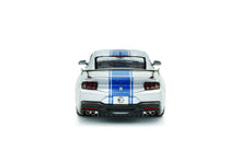 Indlæs billede til gallerivisning FORD USA MUSTANG SHELBY SUPER SNAKE COUPE 2025 SILVER BLUE 1:18