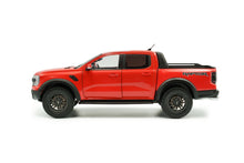 Indlæs billede til gallerivisning FORD USA RANGER RAPTOR PICK-UP DOUBLE CABINE 2024 DARK ORANGE 1:18