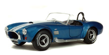 Indlæs billede til gallerivisning AC COBRA 427 MKII 1965 METALLIC BLUE W/WHITE STRIPES 1:18