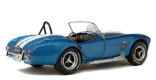 Indlæs billede til gallerivisning AC COBRA 427 MKII 1965 METALLIC BLUE W/WHITE STRIPES 1:18