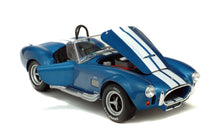 Indlæs billede til gallerivisning AC COBRA 427 MKII 1965 METALLIC BLUE W/WHITE STRIPES 1:18