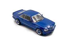 Indlæs billede til gallerivisning MERCEDES BENZ S-CLASS 560SEC AMG (C126) WIDE BODY 1990 PEARL BLUE 1:43