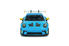Indlæs billede til gallerivisning PORSCHE 911 992 GT3 RS COUPE TRIBUTE 24h DAYTONA 2023 LIGHT BLUE YELLOW 1:43