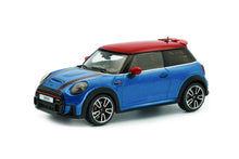 Indlæs billede til gallerivisning MINI COOPER JOHN COOPERnWORKS 2023 ISLAND BLUE METALLIC 1:43