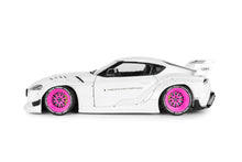 Indlæs billede til gallerivisning TOYOTA GR SUPRA LIBERTY WALK BODY KIT COUPE 2025 WHITE MET 1:18