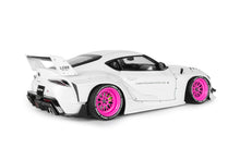 Indlæs billede til gallerivisning TOYOTA GR SUPRA LIBERTY WALK BODY KIT COUPE 2025 WHITE MET 1:18