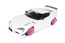 Indlæs billede til gallerivisning TOYOTA GR SUPRA LIBERTY WALK BODY KIT COUPE 2025 WHITE MET 1:18