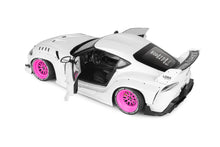 Indlæs billede til gallerivisning TOYOTA GR SUPRA LIBERTY WALK BODY KIT COUPE 2025 WHITE MET 1:18