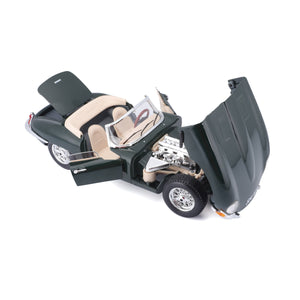 JAGUAR E CABRIO 1961 GREEN 1:18