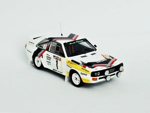 AUDI QUATTRO N.1 1st 3 STADTE RALLY 1984 ROHRL-/GEIST.SATURDAY VERS.1:43