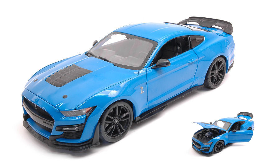 FORD MUSTANG SHELBY GT500 2020 BLUE 1:18