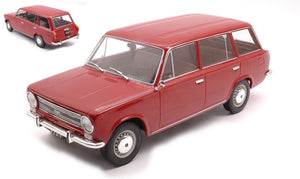 FIAT 124 FAMILIARE 1972 DARK RED 1:18