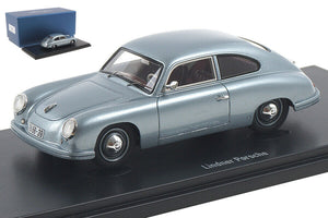 LINDNER PORSCHE 1953 LIGHT SILVERBLUE ED.LIM.333 1:43