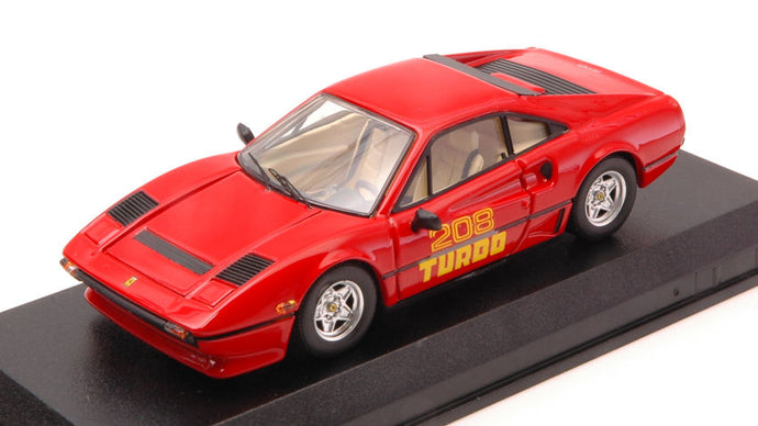 FERRARI 208 GTB TURBO 1980 RED 1:43