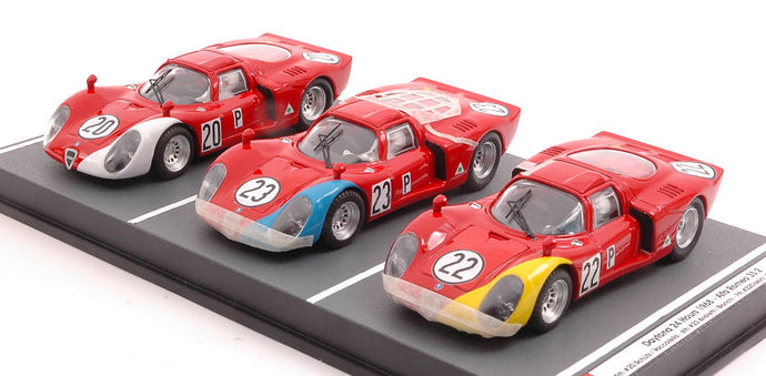 ALFA ROMEO 33.2 24 H DAYTONA 1968 N.20 - N.23 - N.22  ED.LIM.PCS 68 1:43