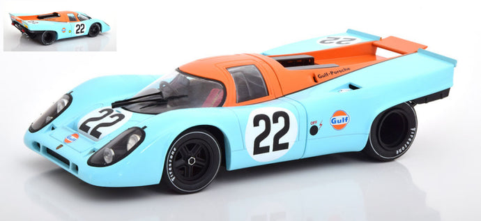 PORSCHE 917 K GULF N.22 ACCIDENT LM 1970 D.HOBBS-M.HAILWOOD 1:18