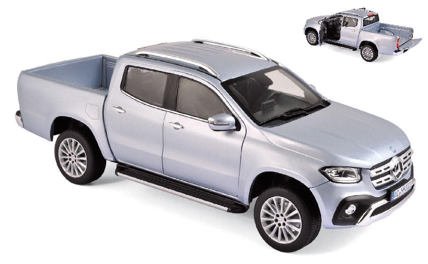 MERCEDES X-CLASS 2018 SILVER 1:18