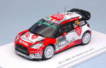 Indlæs billede til gallerivisning CITROEN DS3 WRC N.14 15th MONTE CARLO 2017 C.BREEN-S.MARTIN 1:43