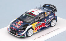 Indlæs billede til gallerivisning FORD FIESTA WRC N.2 6th MONTE CARLO 2018 E.EVANS-D.BARRIT 1:43